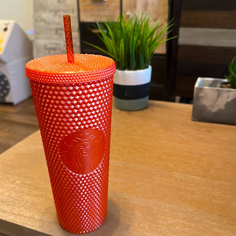 Starbucks Orange Studded Venti Tumbler